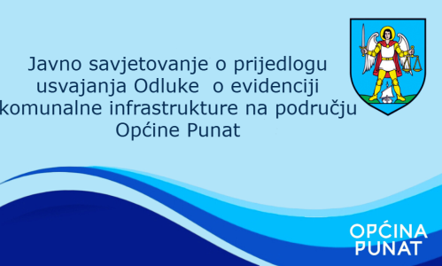Javno savjetovanje evidencija komunalne infrastrukture