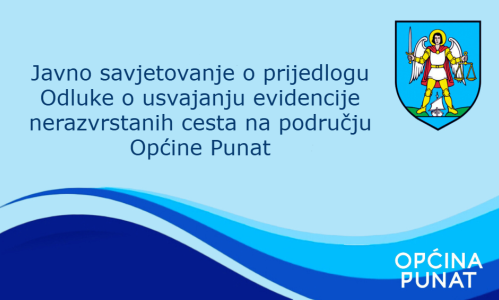 Javno savjetovanje registar nerazvrstanih cesta