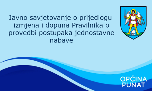 Javno savjetovanje pravilnik jednostavna nabava