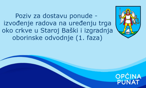 uređenje trga Stara Baška