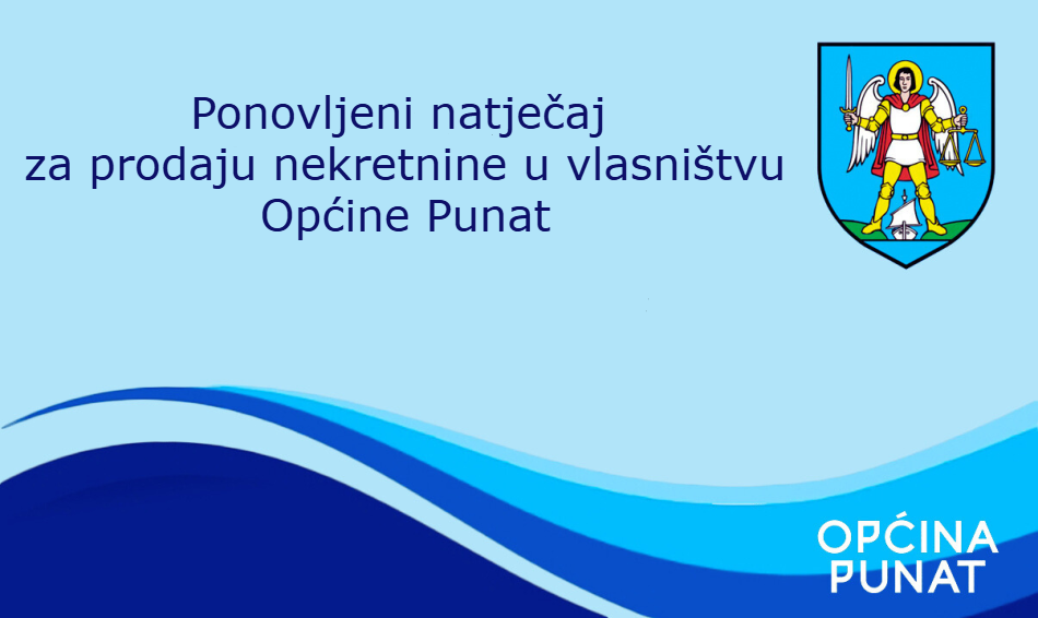 Ponovljeni natječaj za prodaju nekretnine